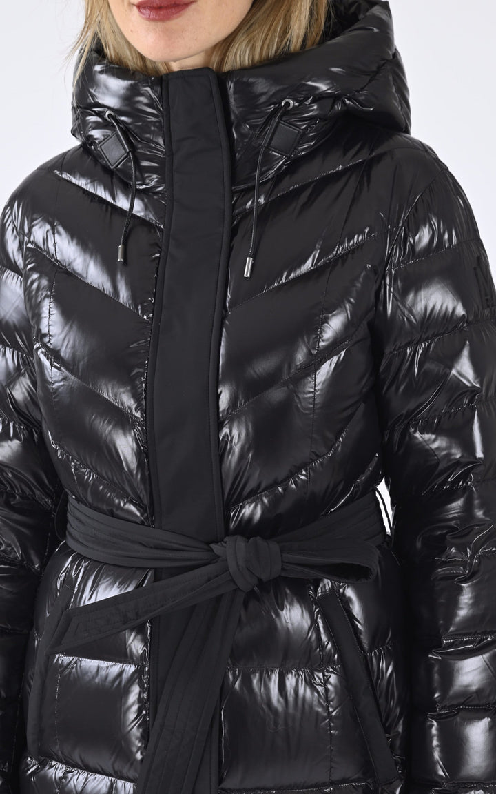 A "CORALIA" Noir Mackage 3/4 Doudoune Femme details photo