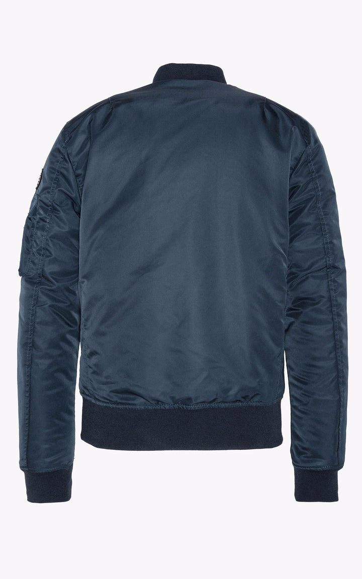A "AIRFORCEWRS" Navy Schott Blouson Femme back photo
