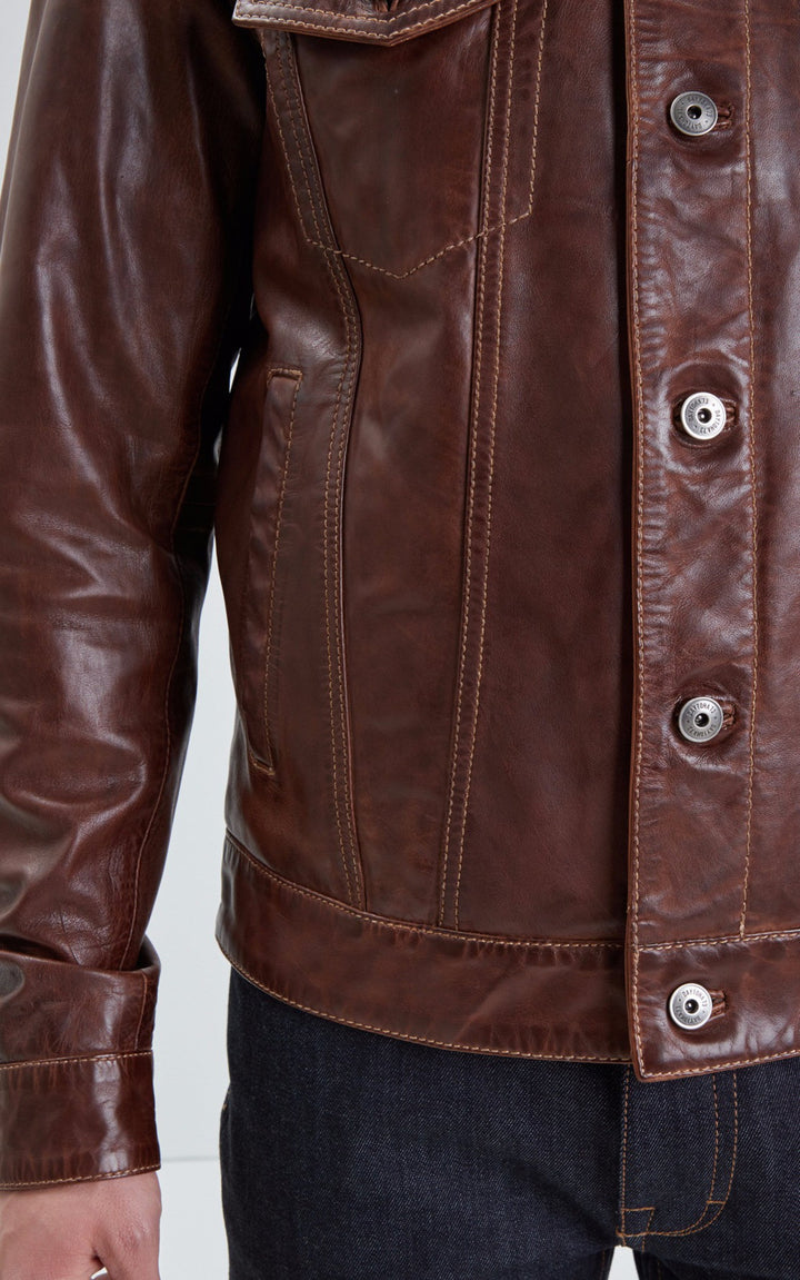A "BAKER 101846" Marron Daytona 73 Blouson Homme details photo