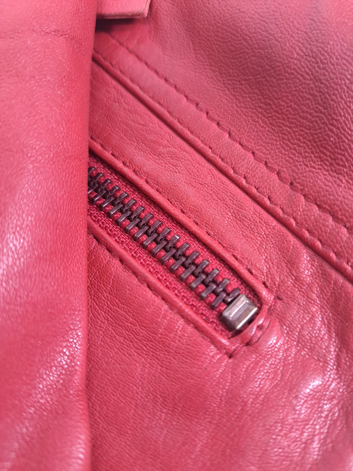 Melissa - Lambeskinn - kvinner - rødt