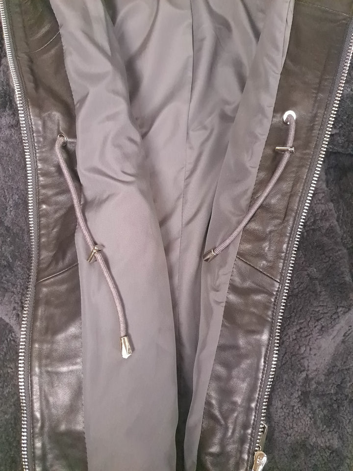 Delaney, 87 cm. - Hood - Curly Lamb - Kvinder - Segred Gray