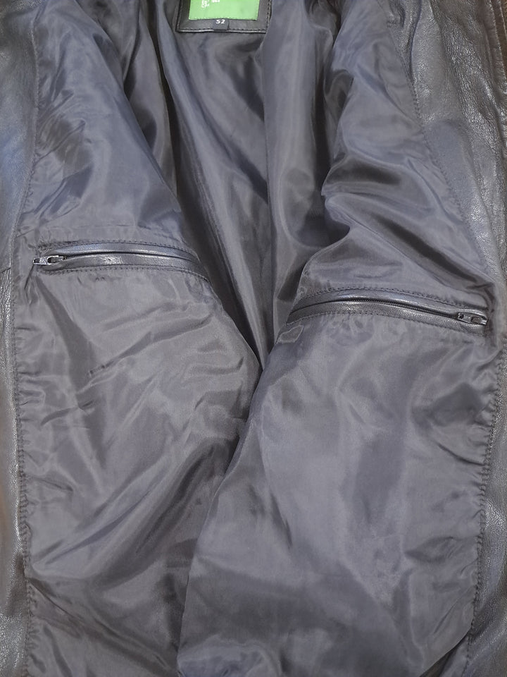 Ivar, 65 cm. - Lammepolsk nappalæder -Mand - Sort