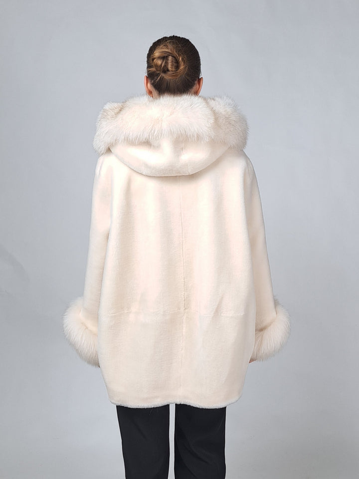Franciane, 78 cm. - Huva - Air Wool - Dam - Off White