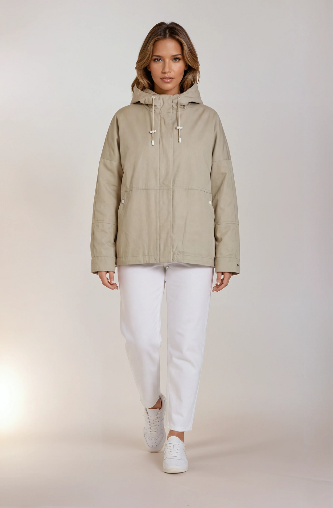 Isaia, 62 cm. - Tekstil - Kvinder - Dark Beige