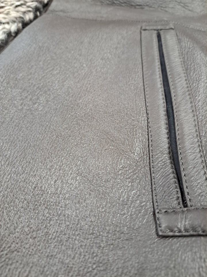 Innocente, 125 cm. - Collar - La Coon Lamb - Women - Dark Brown