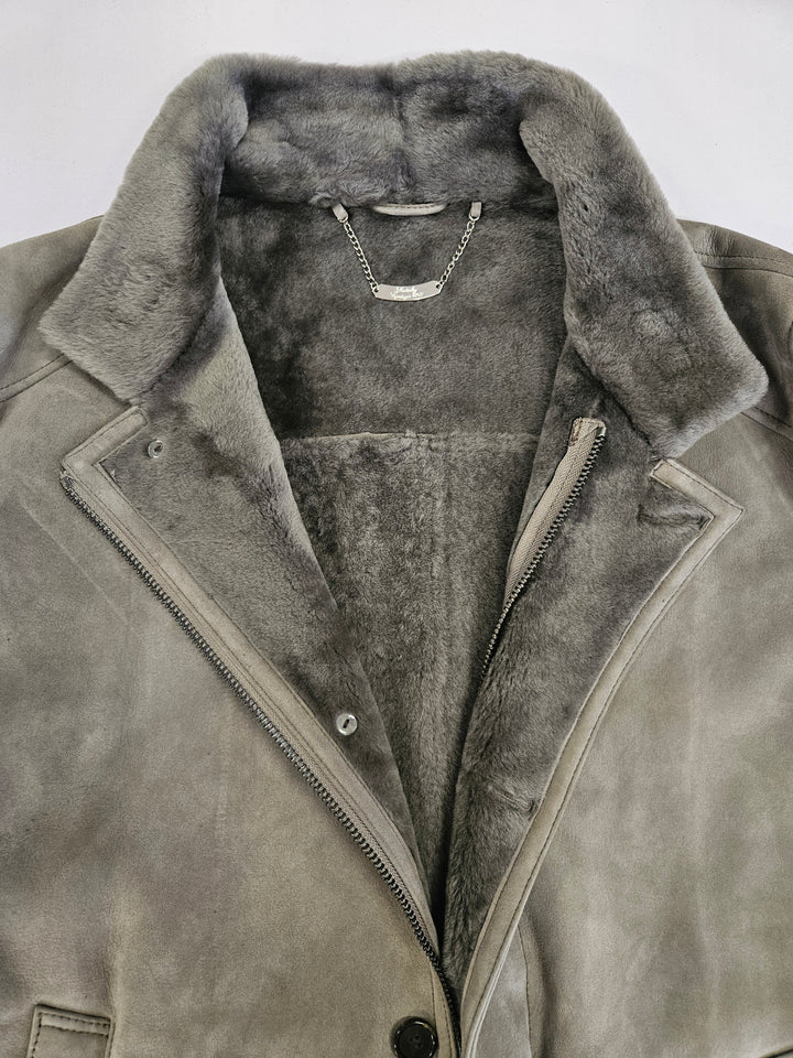 Jack, 80 cm. Suede Lamb - Man Light Grey