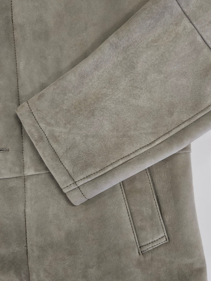 Jack, 80 cm. Suede Lamb - Man Light Grey