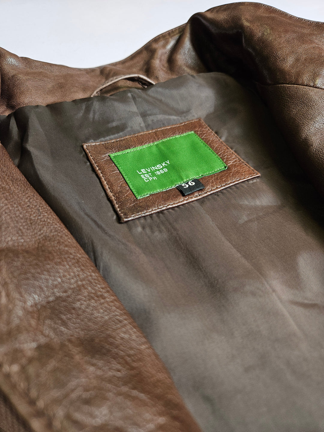 Marlow Lamb Polish Nappa Leather -Man Parker Cognac