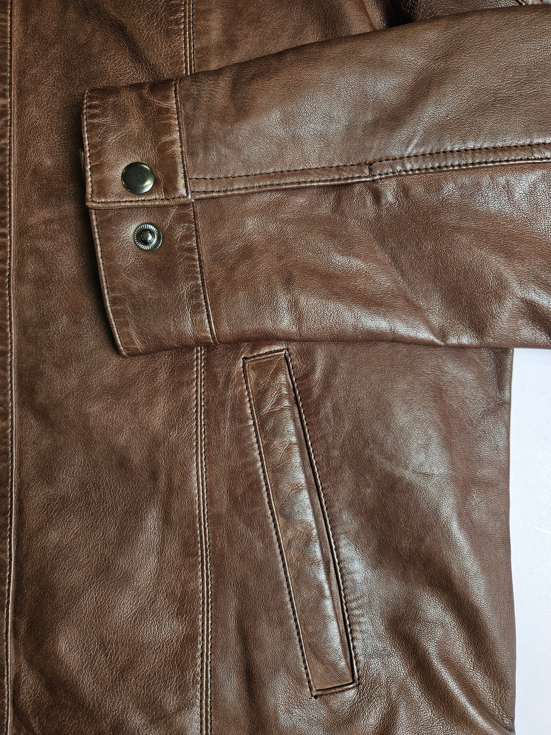 Marlow Lamb Polish Nappa Leather -Man Parker Cognac