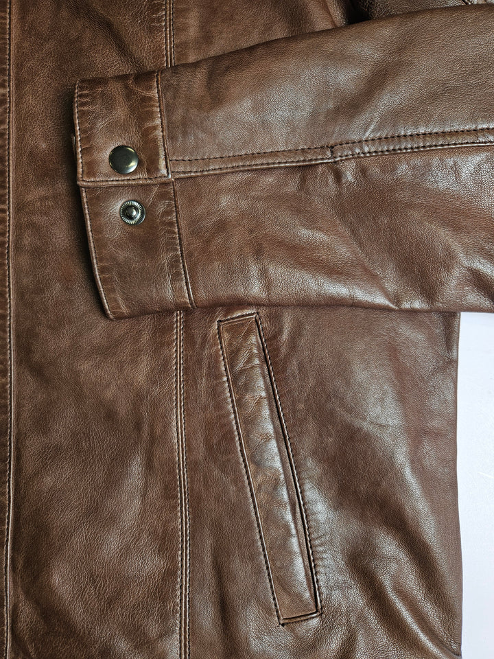 Marlow Lamb Polish Nappa Leather -Man Parker Cognac