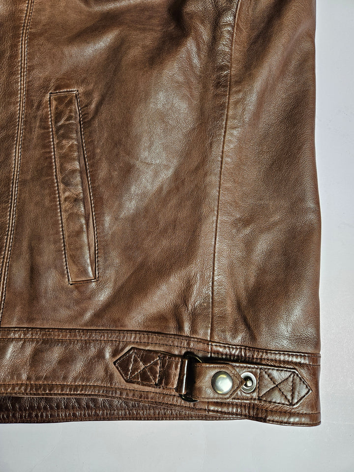 Marlow Lamb Polish Nappa Leather -Man Parker Cognac