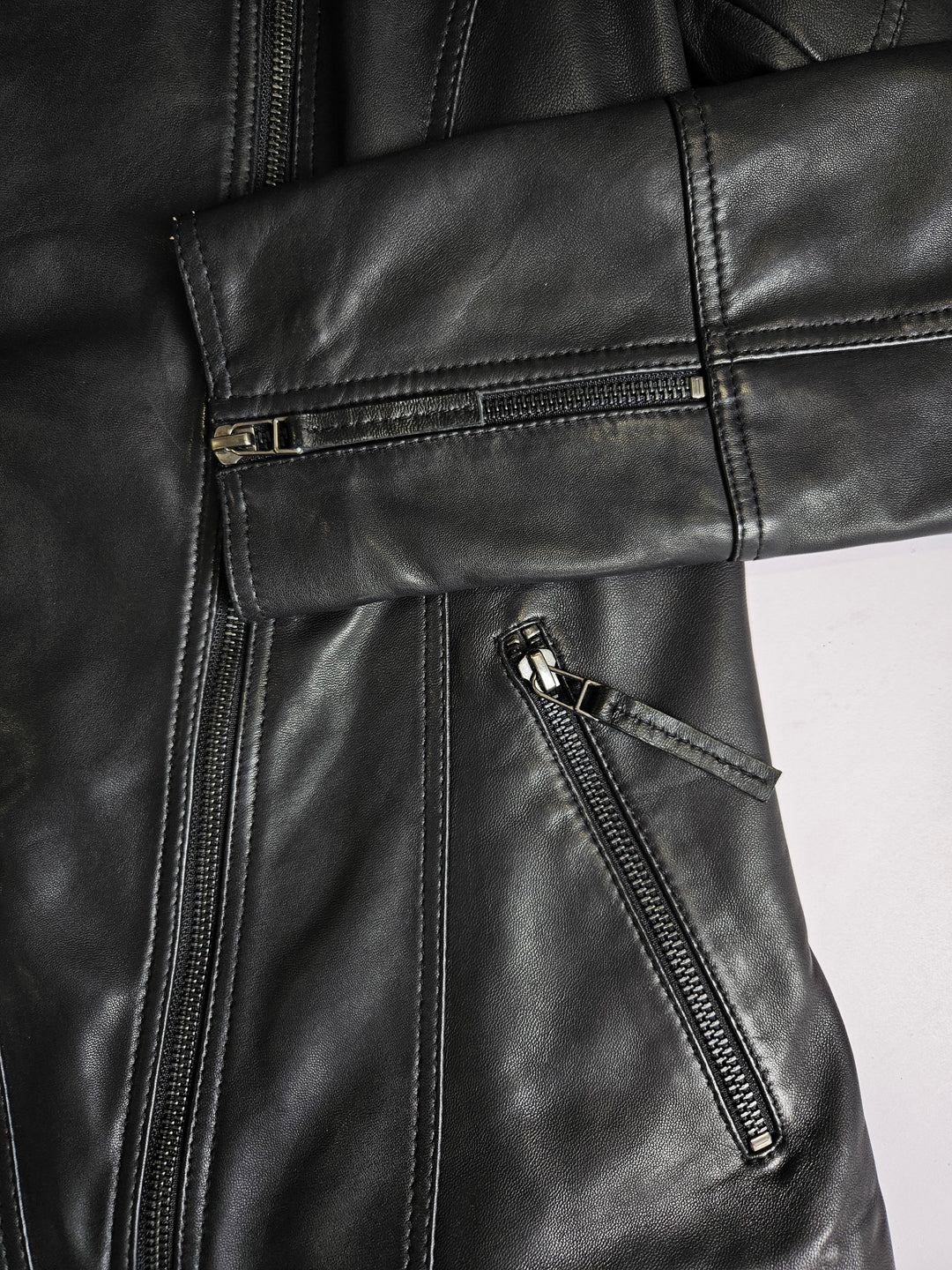 Elisha Lamb Thick Dace Leather -Women Black