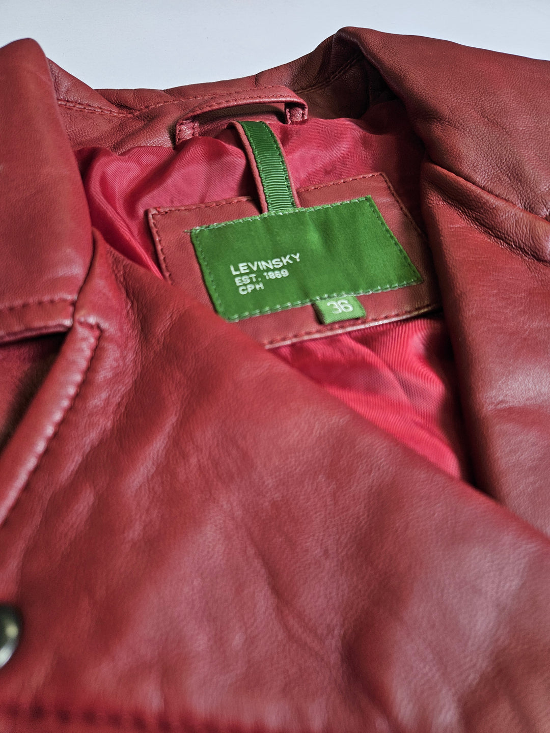 Bella – Lamm-Malli-Leder – Damen – Rot