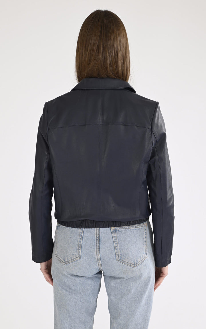 A "ODESSA 65065" Bleu Marine Oakwood Blouson Femme back photo