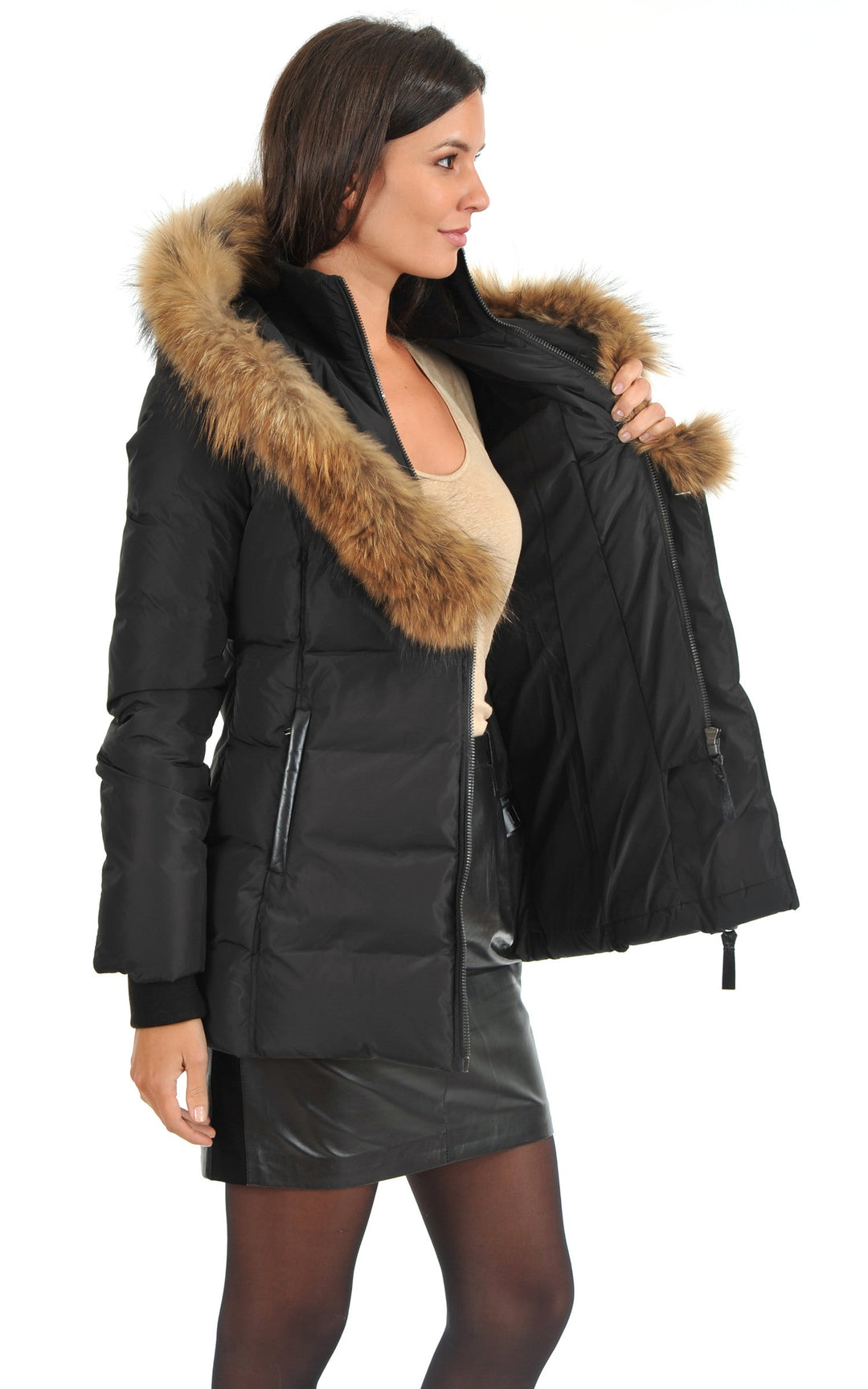 A "ADALI-F" Noir Mackage 3/4 Doudoune Femme interior photo