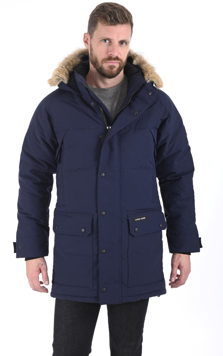 A "EMORY 2580M" Atlantic Navy Canada Goose 3/4 Doudoune Homme closed photo