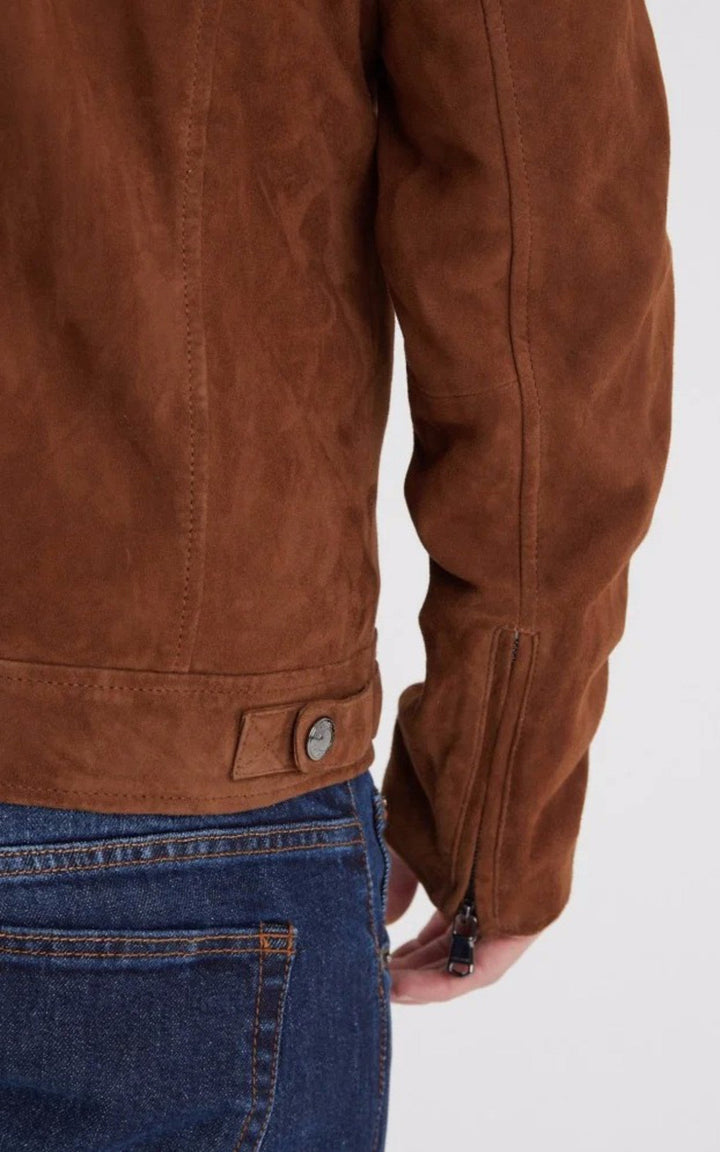 A "DELF 102569" Tobacco Daytona 73 Blouson Homme details photo