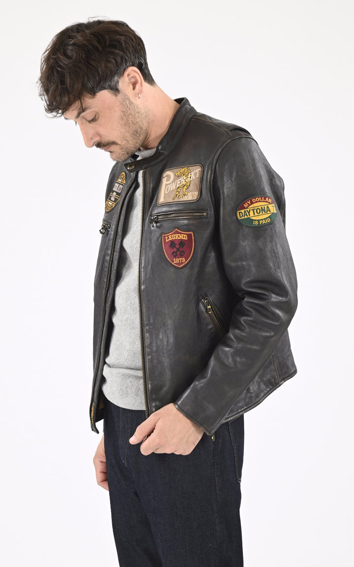A "MARTINEZ 102828" Noir Daytona 73 Blouson Homme opened photo