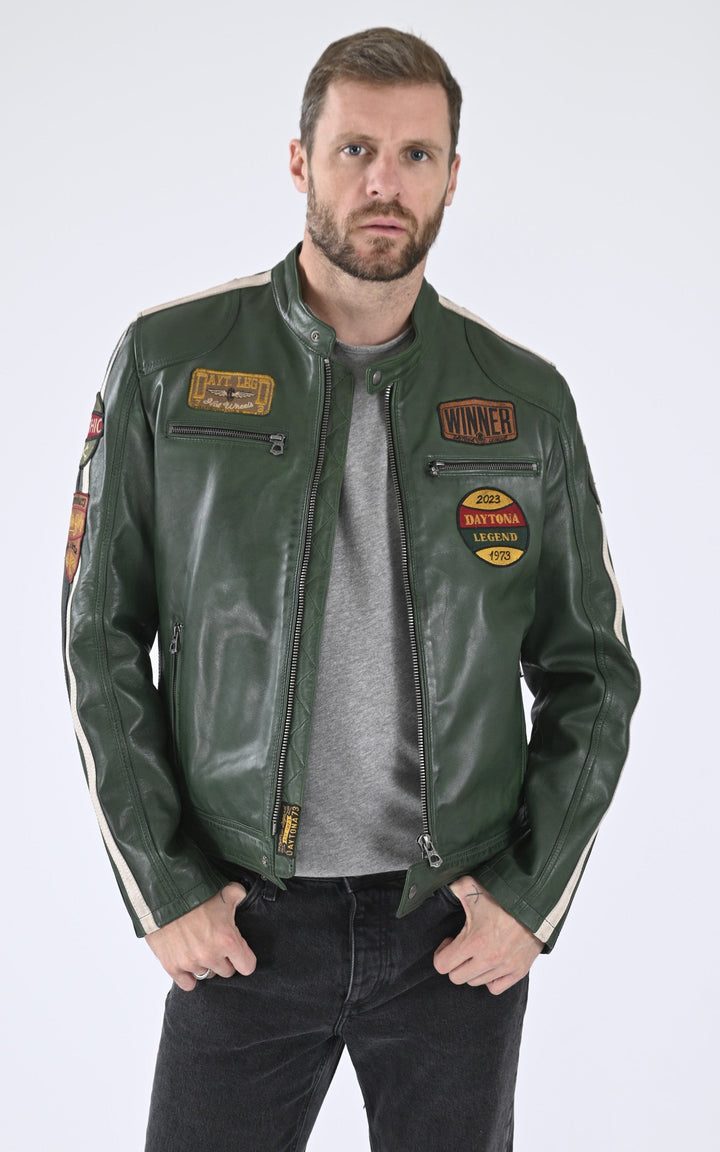 A "WARTBURG 102832" Vert Daytona 73 Blouson Homme opened photo
