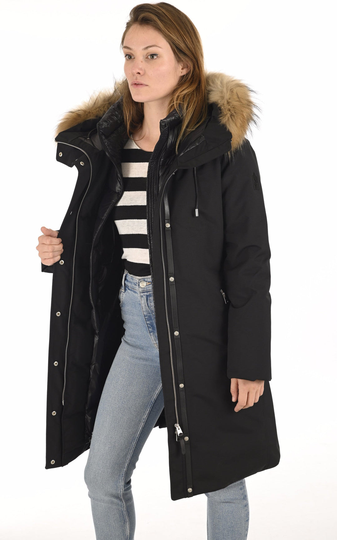 A "SHILOH-F" Noir Mackage 7/8 Doudoune Femme interior photo