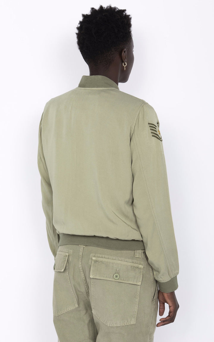A "JKTCALIPSOW" Vert Schott Blouson Femme back photo