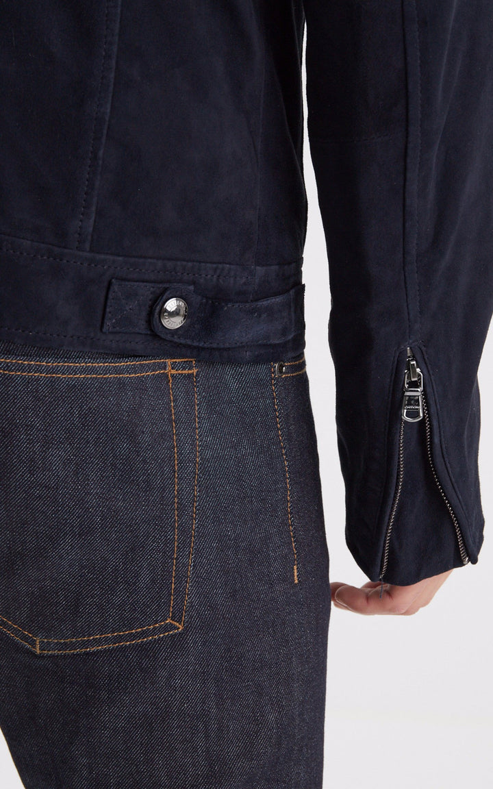 A "DELF 102569" Navy Daytona 73 Blouson Homme details photo