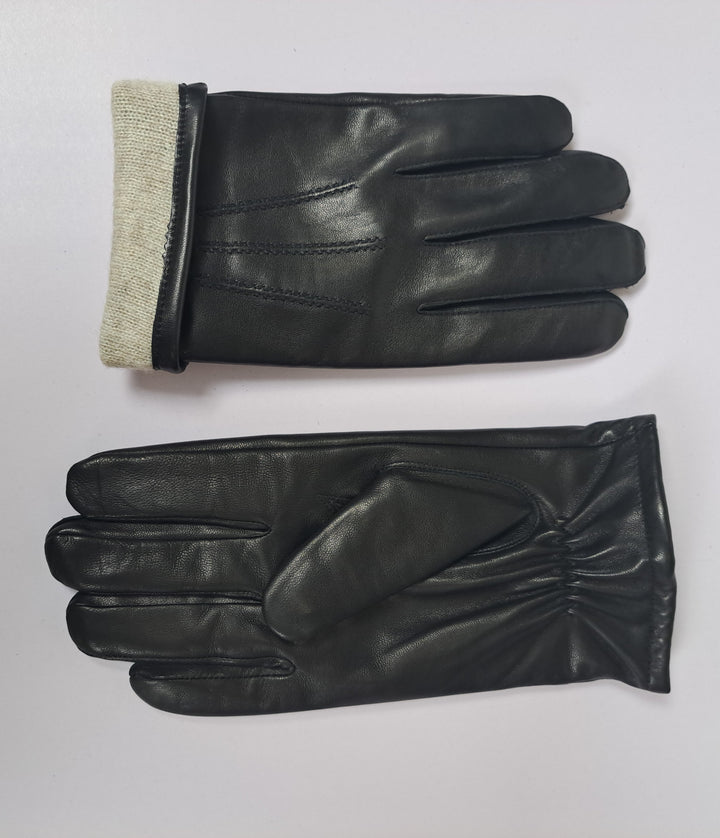 7607 Handske - Lamm Slink Läder - Tillbehör - Svart