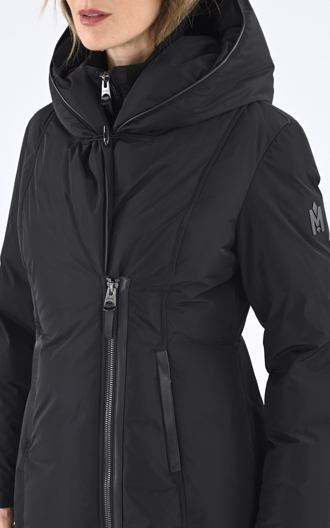 A "ADALI-NFR" Noir Mackage 3/4 Doudoune Femme details photo