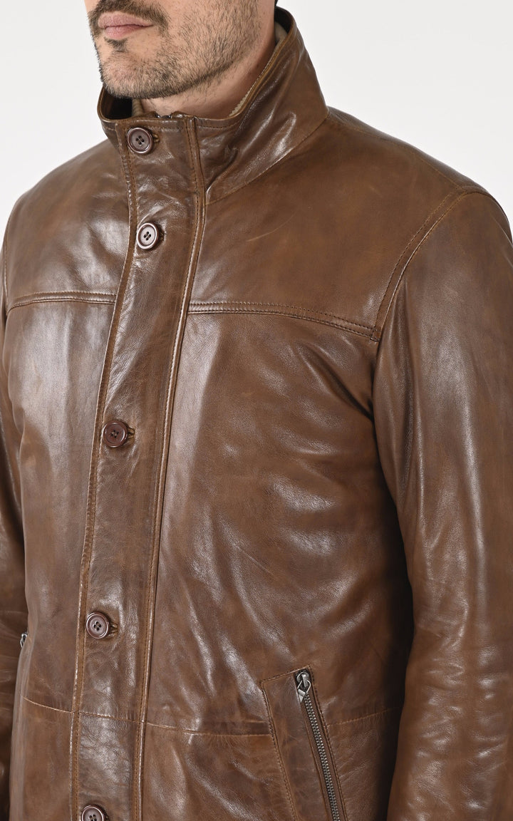 A "MOOSE 102872" Marron Daytona 73 3/4 Homme details photo