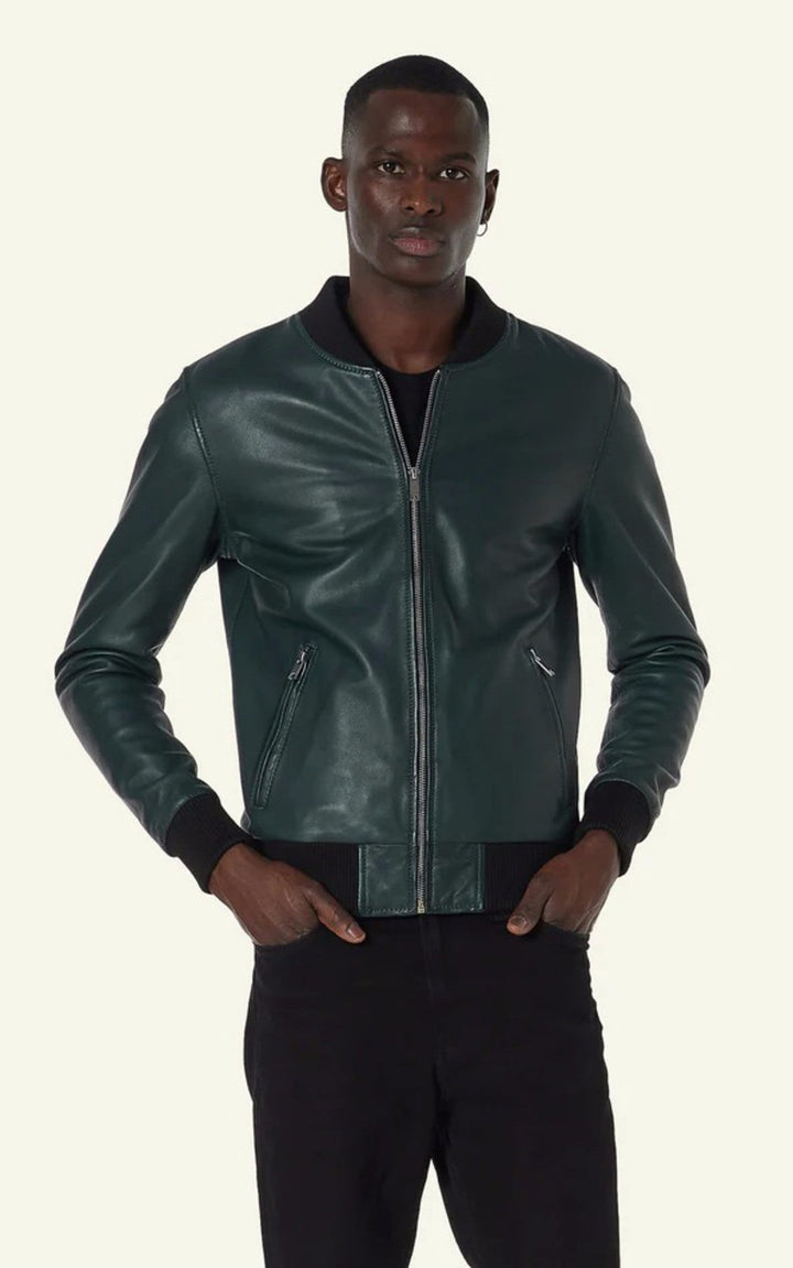 A "BONBON" Vert Serge Pariente Blouson Homme back photo