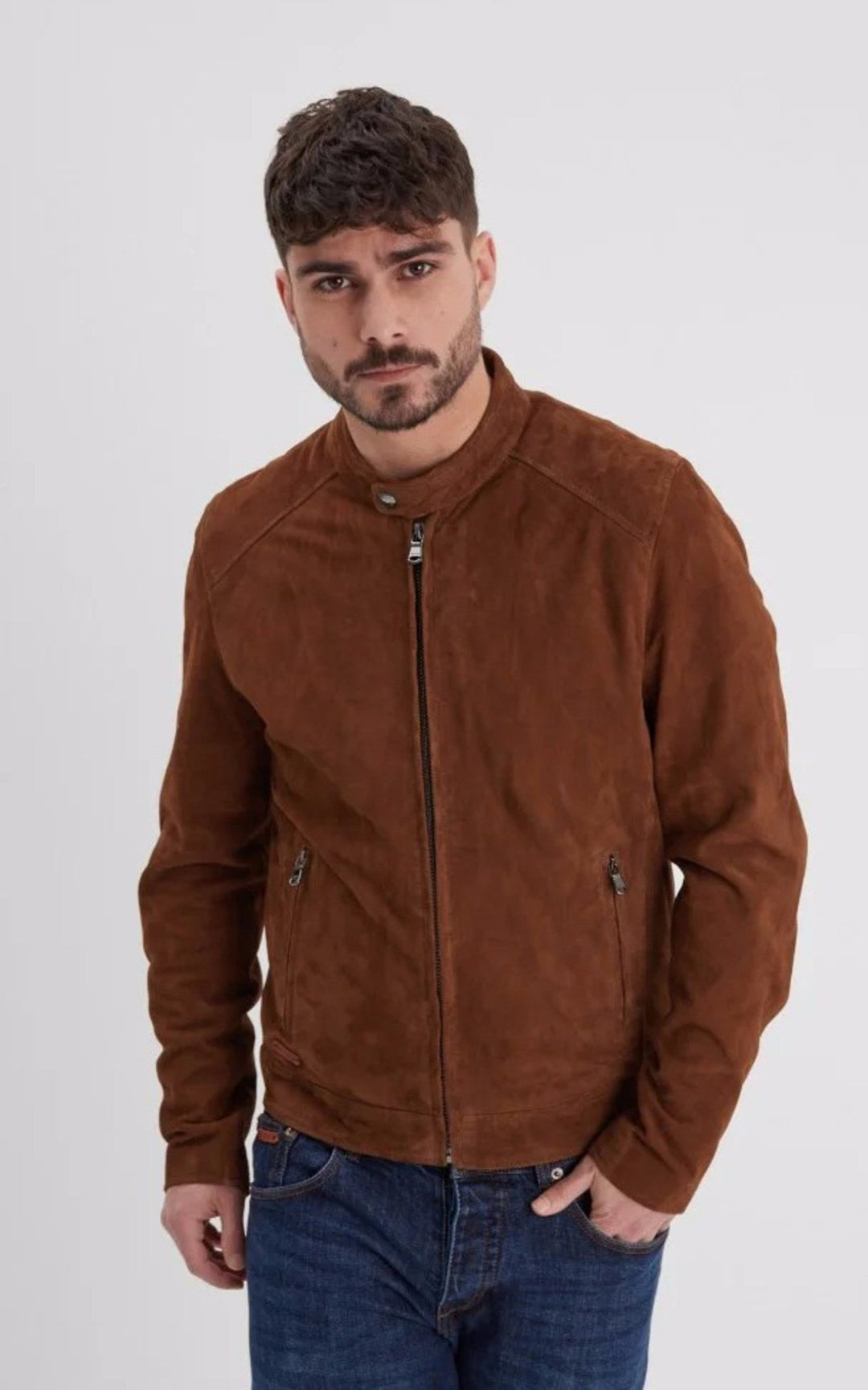 A "DELF 102569" Tobacco Daytona 73 Blouson Homme opened photo