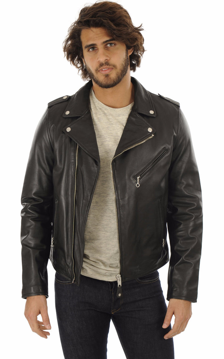 A "LC1140" Noir Schott Blouson Homme opened photo