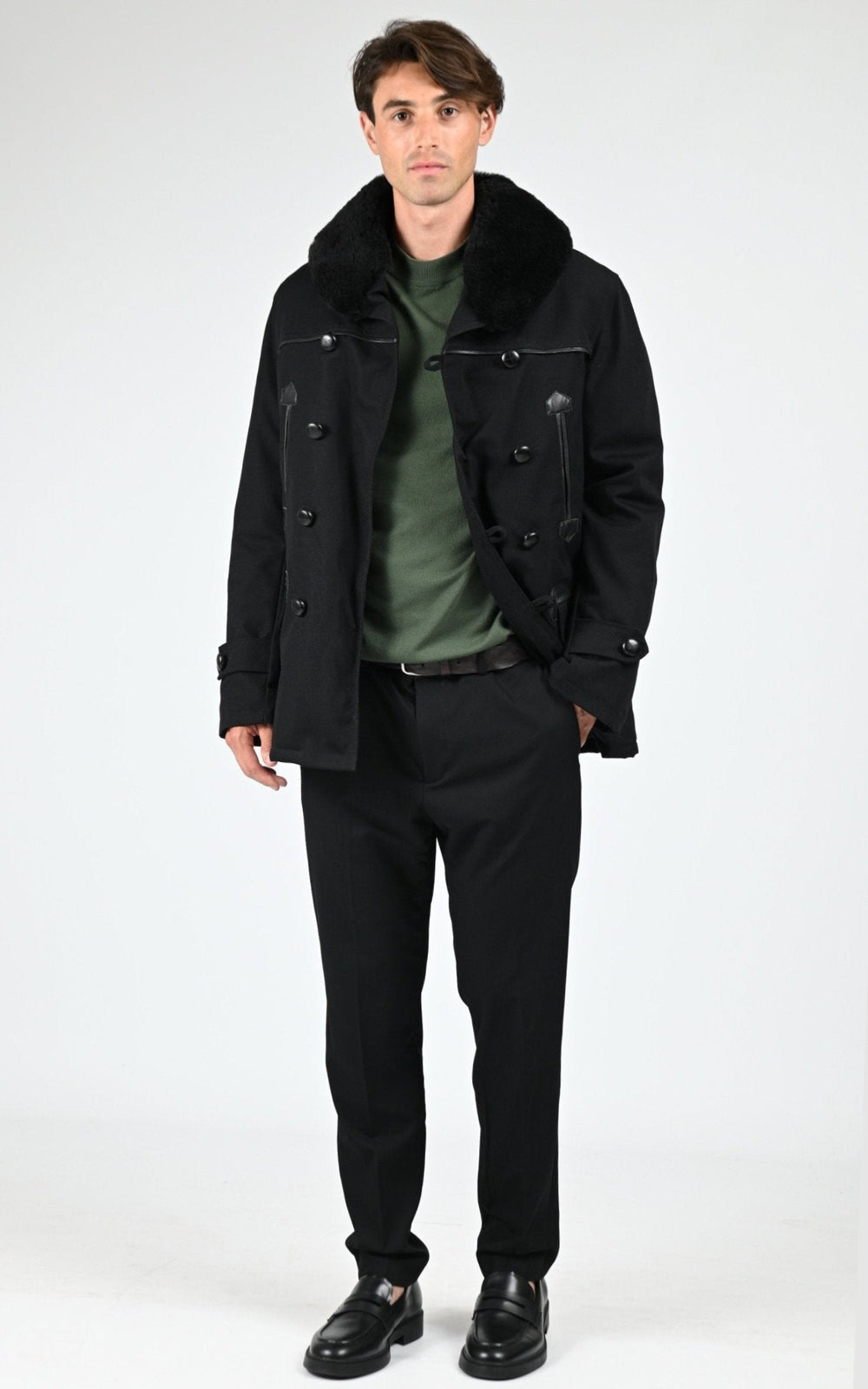 A "CANADIENNE 2" Noir La Canadienne Veste Homme opened photo