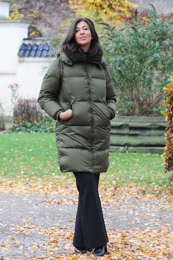 Heather, 98 cm. - Down jacket/vest - Women - Army Green