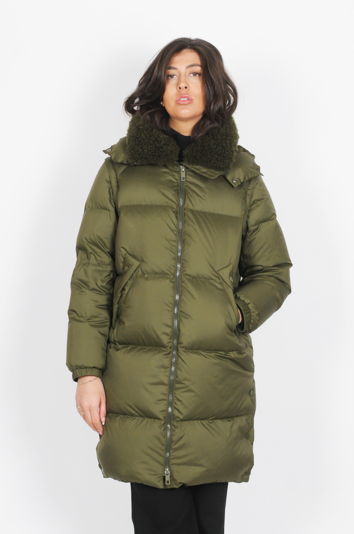 Heather, 98 cm. - Down jacket/vest - Women - Army Green