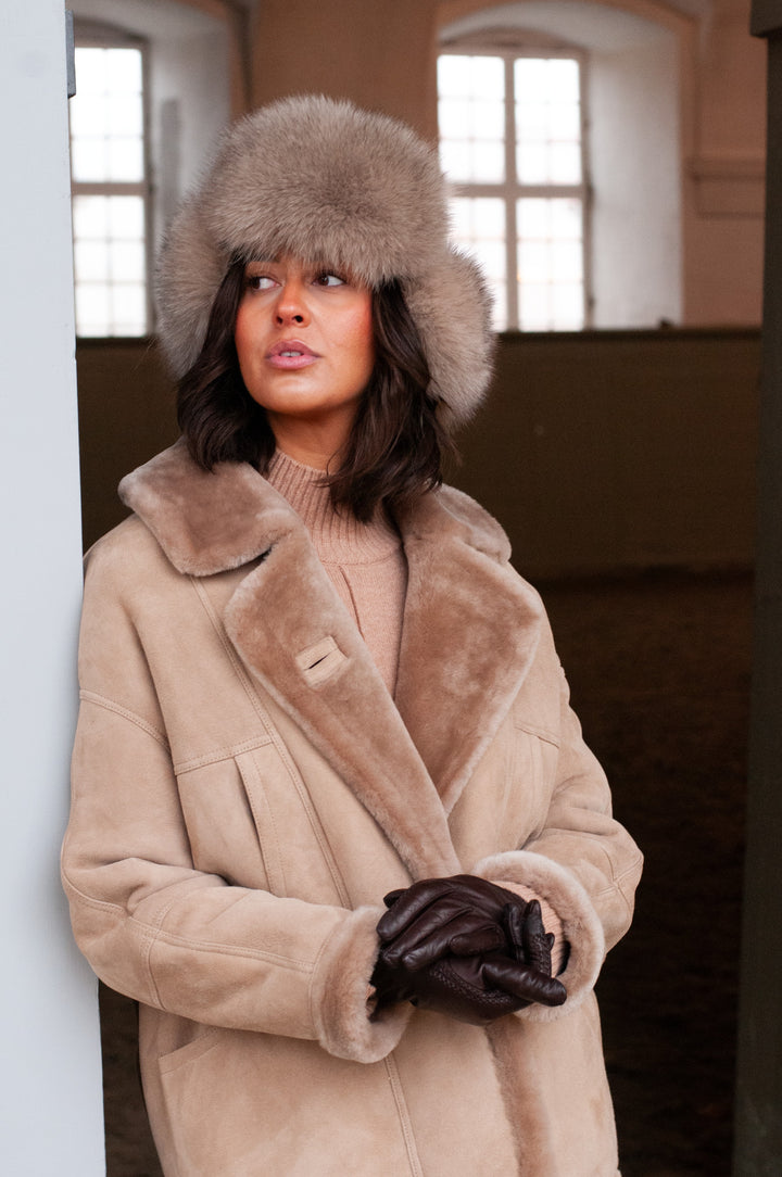 Hervati 75 cm. - Rulam jakke - Dame - Oak