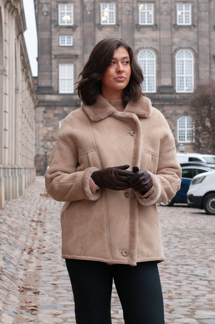 Hervati 75 cm. - Rulam jakke - Dame - Oak