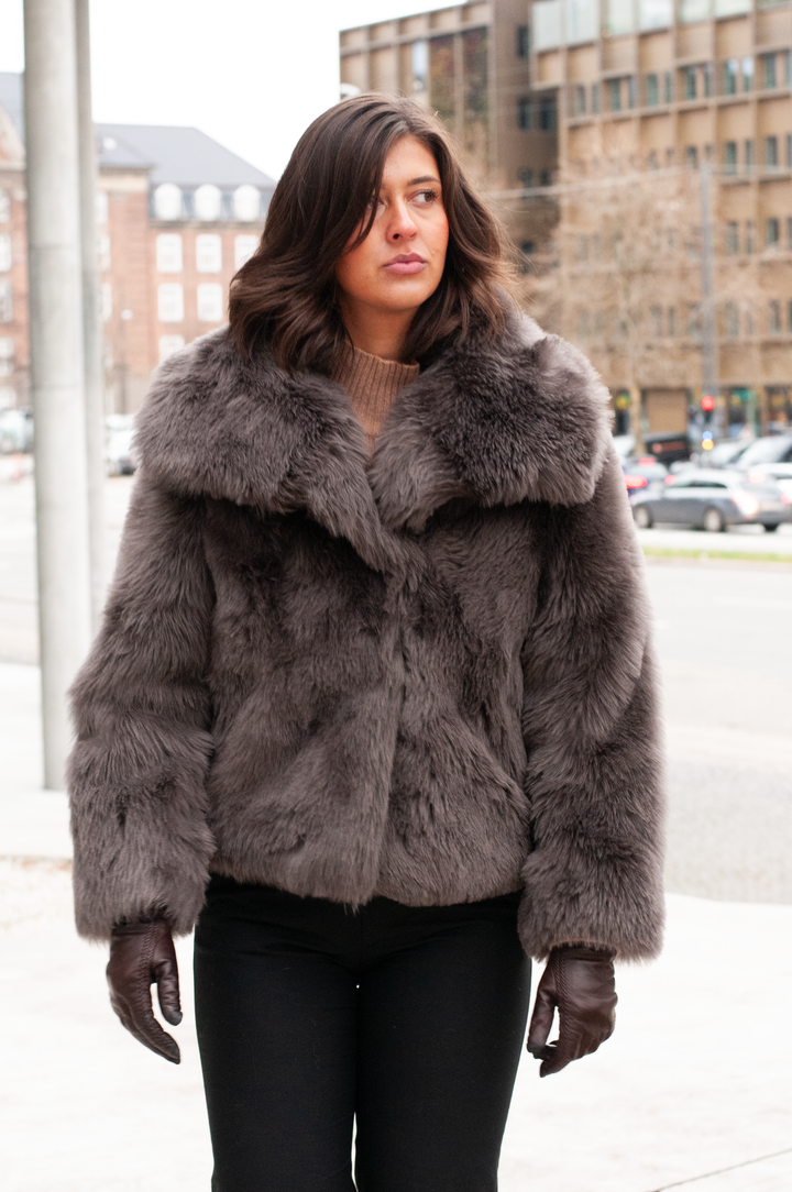 Irmine, 55 cm. - Krave - Toscana Lamb - Kvinder - Taupe