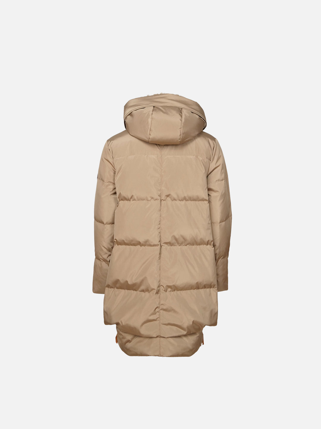 Forever, 90 cm. - Kapuze - Daunenjacke - Damen - Camel