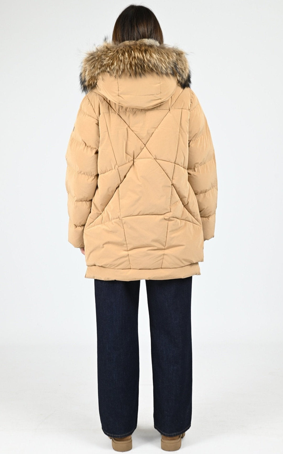Ves doudoune Textile Femme Blonde No.8, modèle Frost 515 de couleur croissant 5400