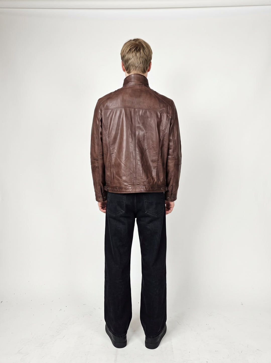 Marlow Lamb Polish Nappa Leather -Man Parker Cognac