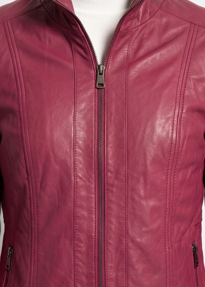 Alize, 60 cm. - Lamb Dior Leather - Dame - Magneta