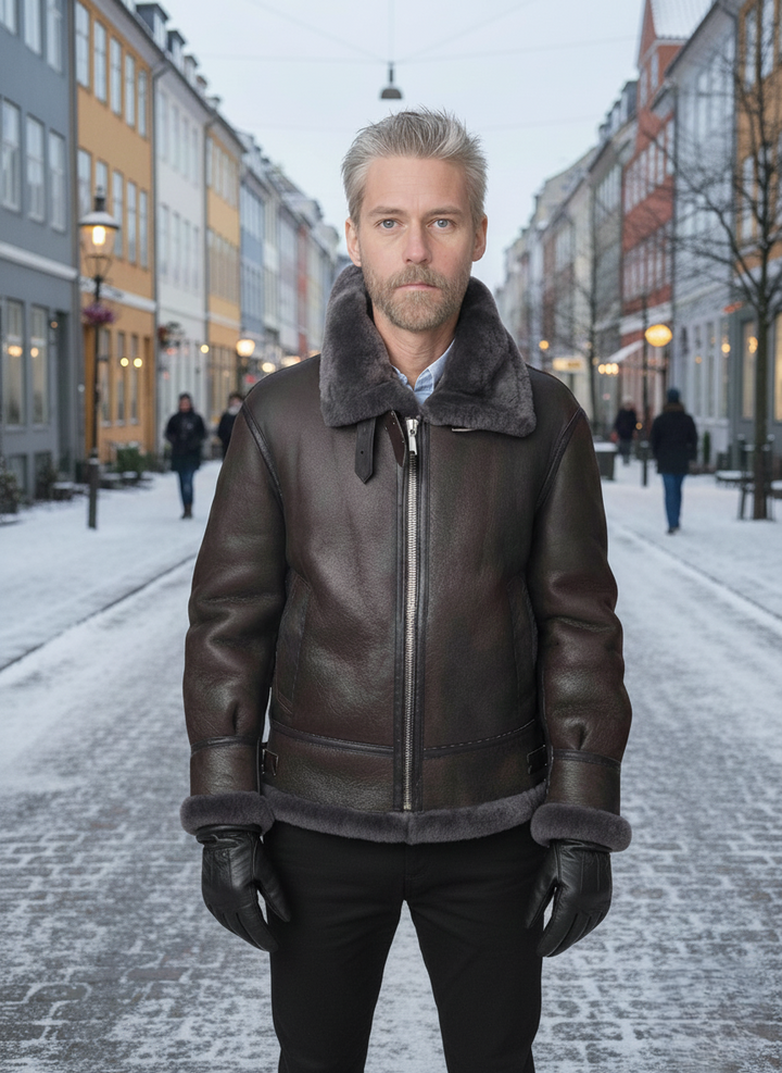 Ivanohe, 69 cm. - Lamb Crackle - Mand - Brun