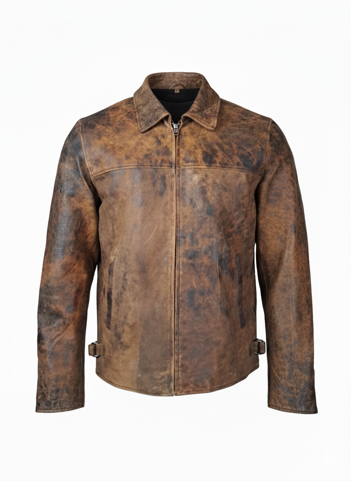 James Dean, 65 cm. - Krave - Læder - Mand - Brun