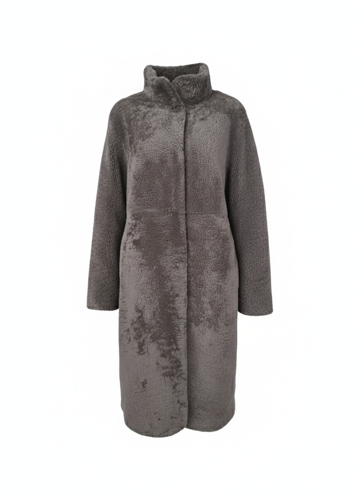 Filuka, 100 cm. - Krave - Curly Lamb - Kvinder - Taupe