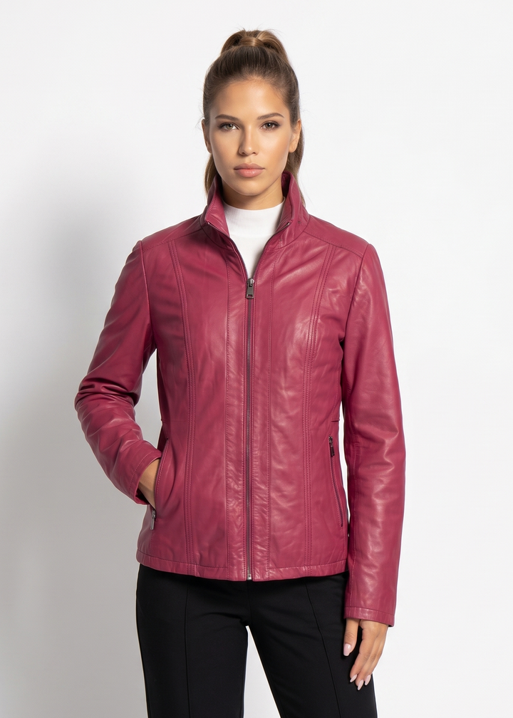 Alize, 60 cm. - Lamb Dior Leather - Dame - Magneta