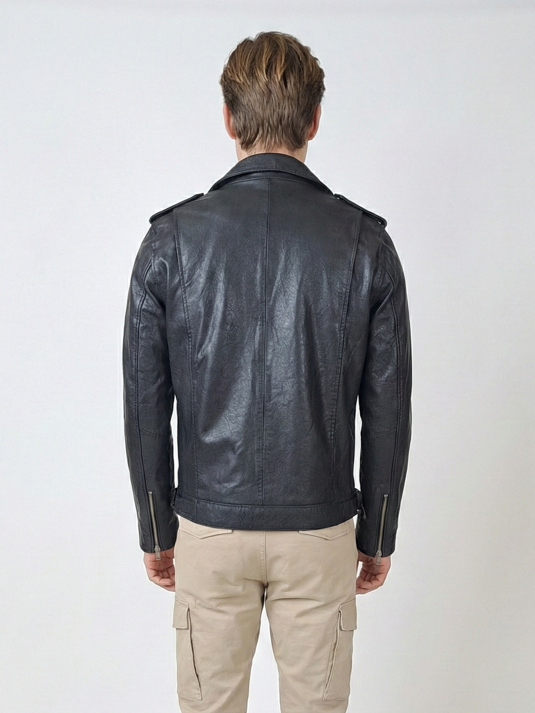 Brando Goat Leather - Man Black