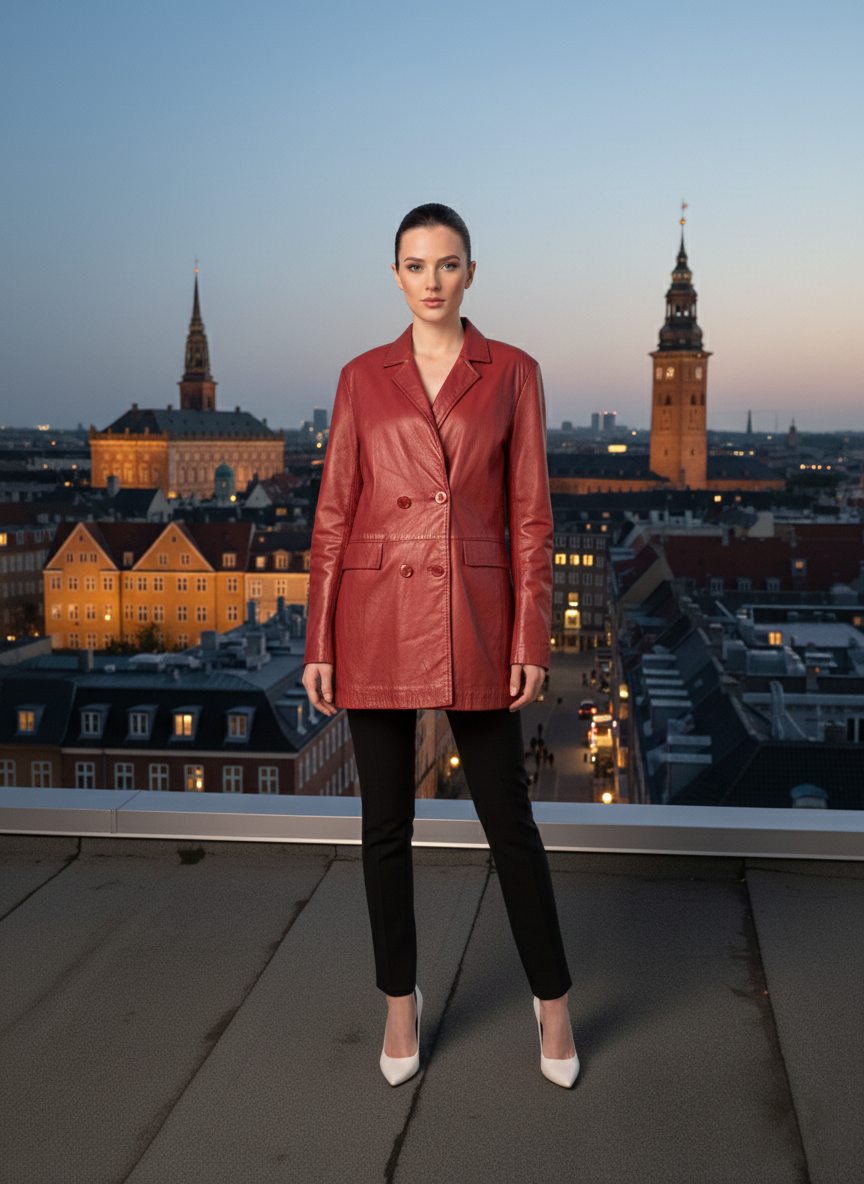 Jasper - Lamb Malli Leather - women - Red