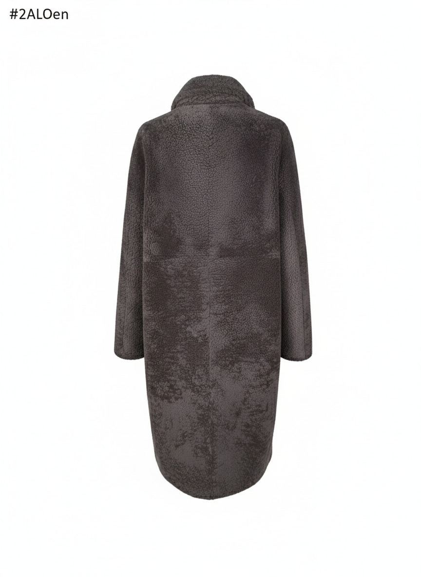 Filuka, 100 cm. - Krave - Curly Lamb - Kvinder - Taupe