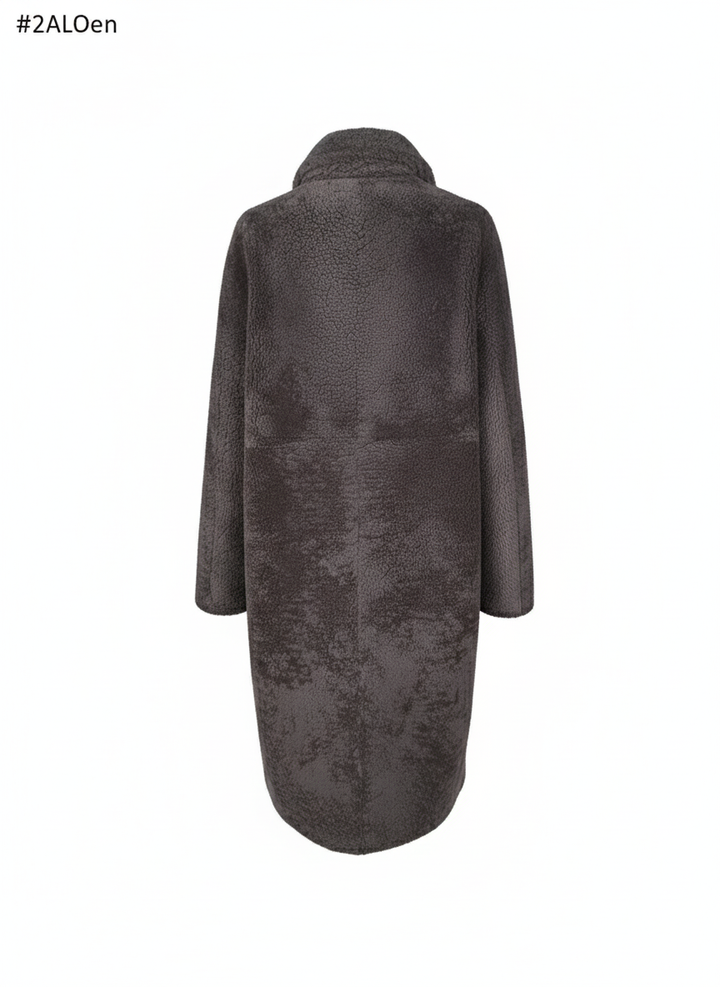 Filuka, 100 cm. - Krave - Curly Lamb - Kvinder - Taupe